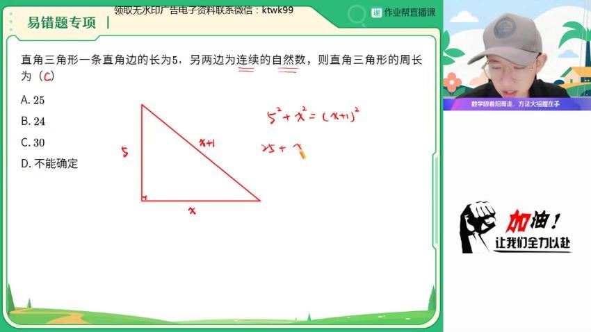 2024初二数学北师大版【郭济阳】暑假班 (4.50G)