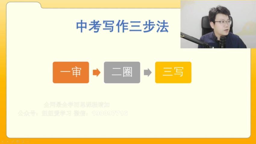 学而思：【完结】【2023春】学而思培优初三春季英语伴学 (7.30G)