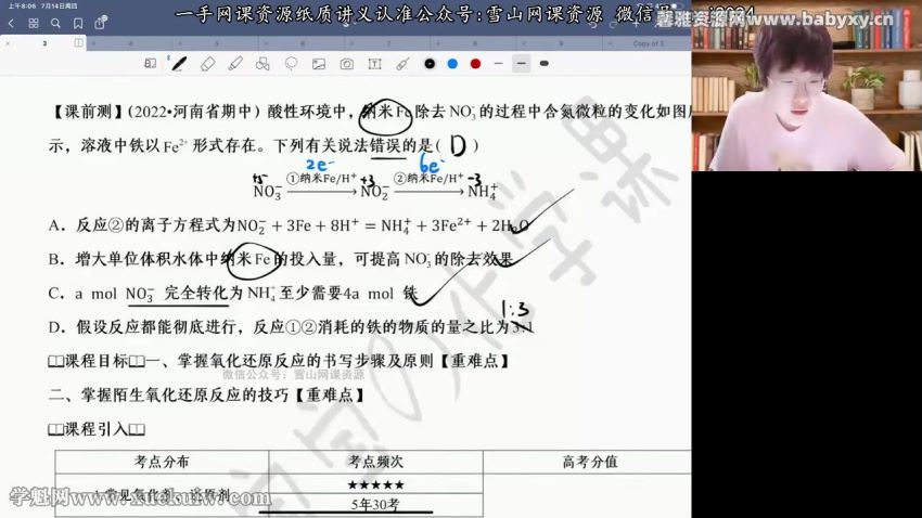 2023高三高考化学吕子正暑假班直播课（规划服务）（10.7G高清视频） (10.79G)