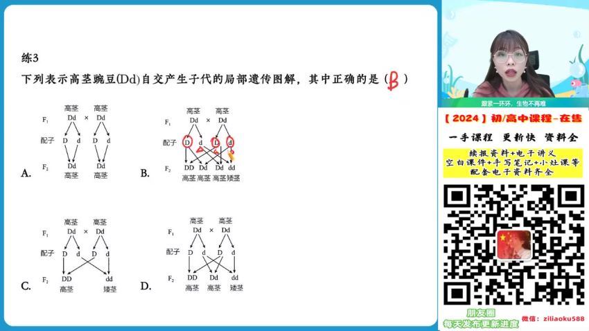 2024生物高三谢一凡A+一轮秋季班 (16.29G)